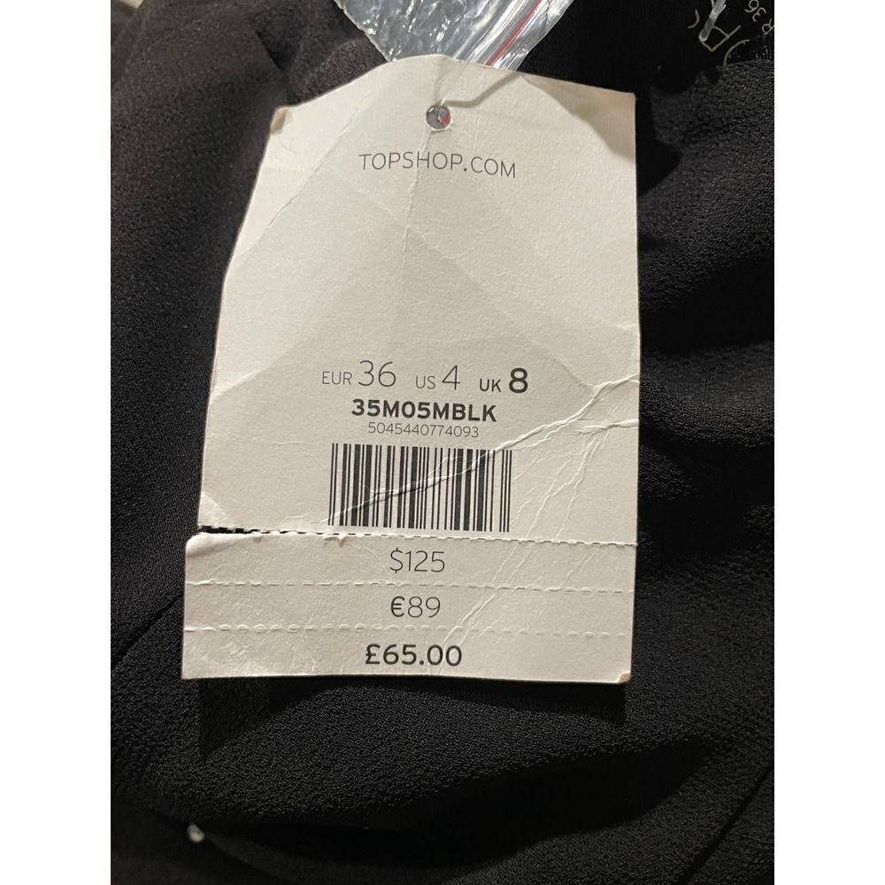 NWT Topshop Crystal Embellished Halter Jumpsuit - Size: 4 - Picture 15 of 16